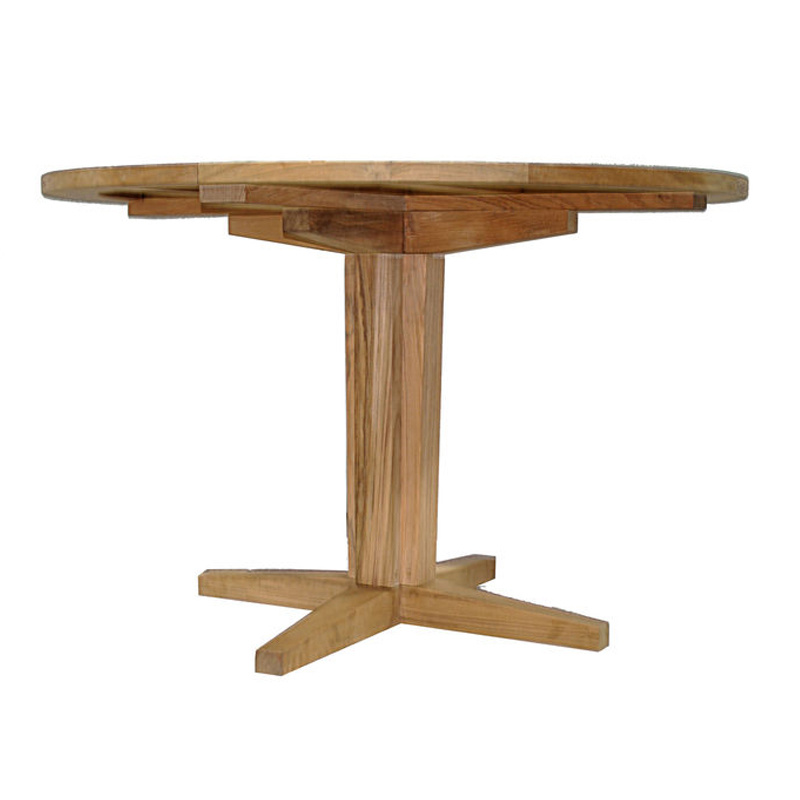 Club Teak Pedestal Dining Base