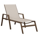 Vida Sling Chaise Lounge with Arms