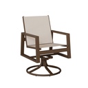 Vida Sling Swivel Rocker Dining Chair