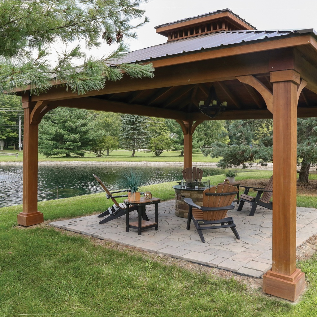 Cascade Wood Pavilion 16' x 16'