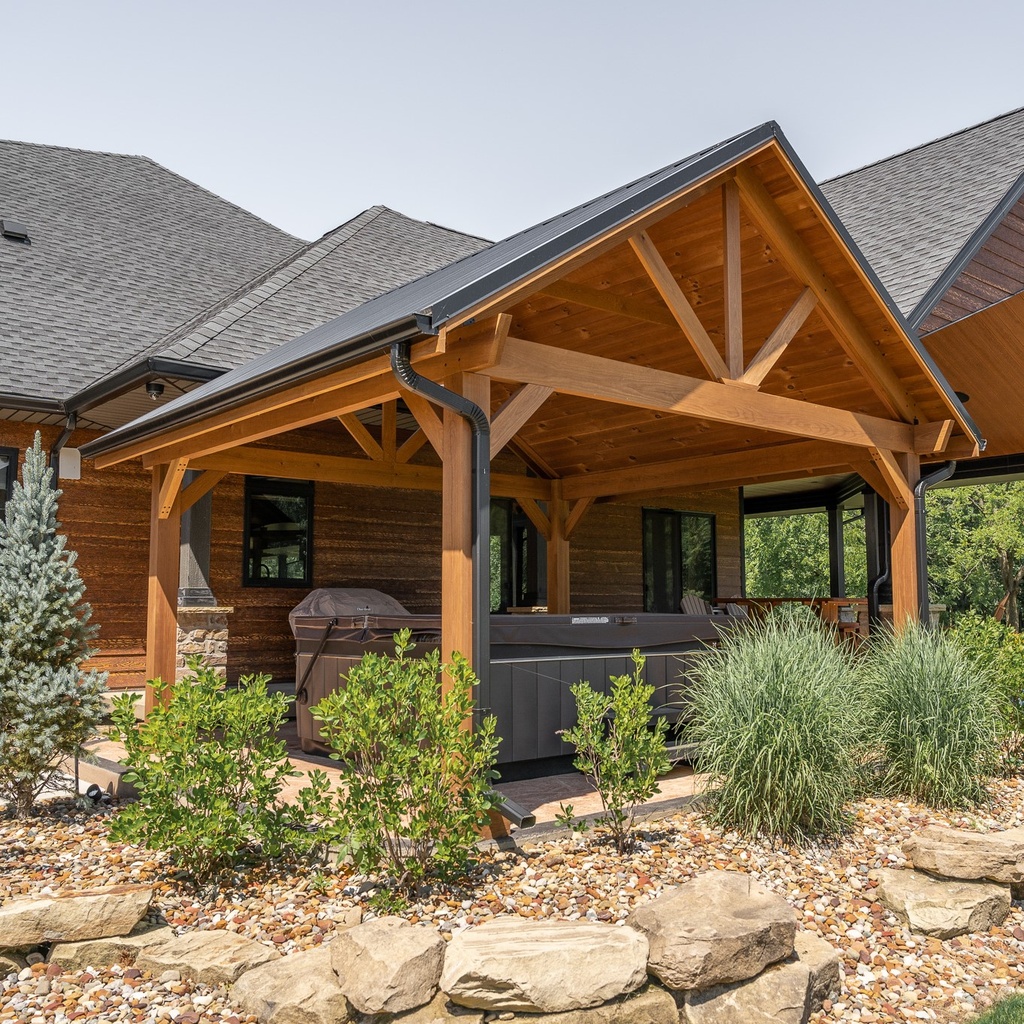 Breckenridge Wood Pavilion 14' x 14'