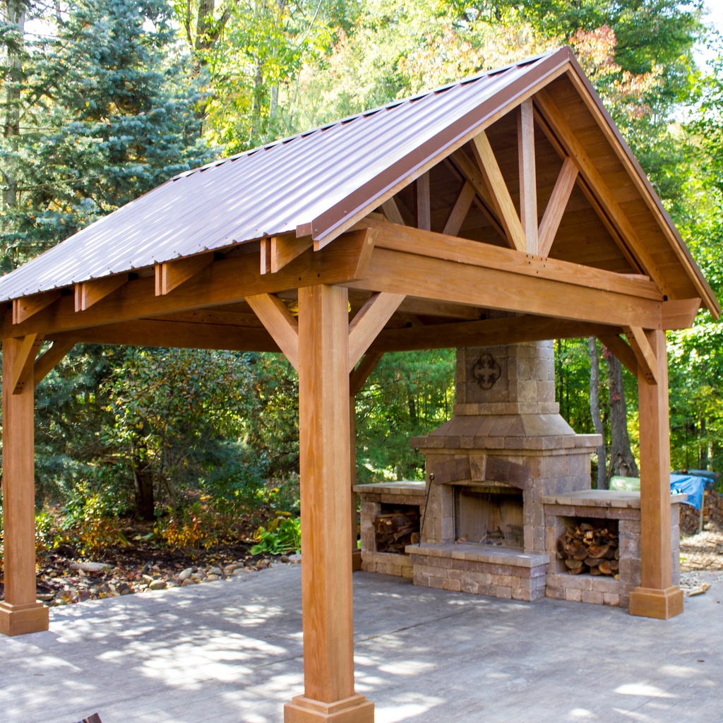Breckenridge Wood Pavilion 14' x 18'