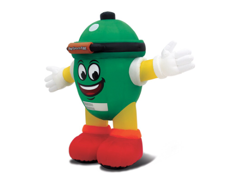 High Visibility Mr. EGGhead Custom Inflatable - 20′ / 6 m