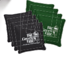 Replacement Bean Bags, 4 black, 4 green