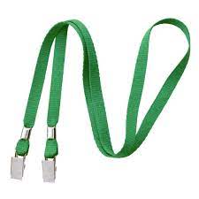 BGE 100% Cotton Double Clip Lanyard