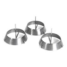 Set of 3 Stainless Steel Grill Rings