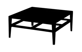 Malibu 39" Square Coffee Table