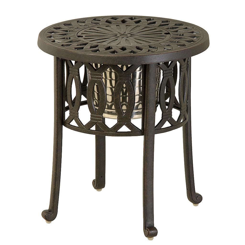 Mayfair 20" Round Ice Bucket Side Table