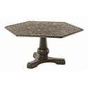 Tuscany Hexagonal Inlaid Lazy Susan Dining Table