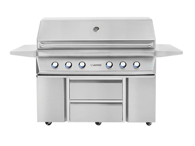 Twin Eagles 54" Grill Base with Storage Drawers & Single Door