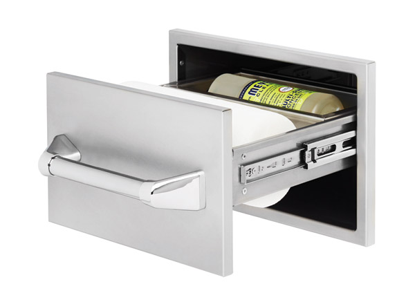 Twin Eagles 15" Paper Towel Holder with Towel Bar & Compartment