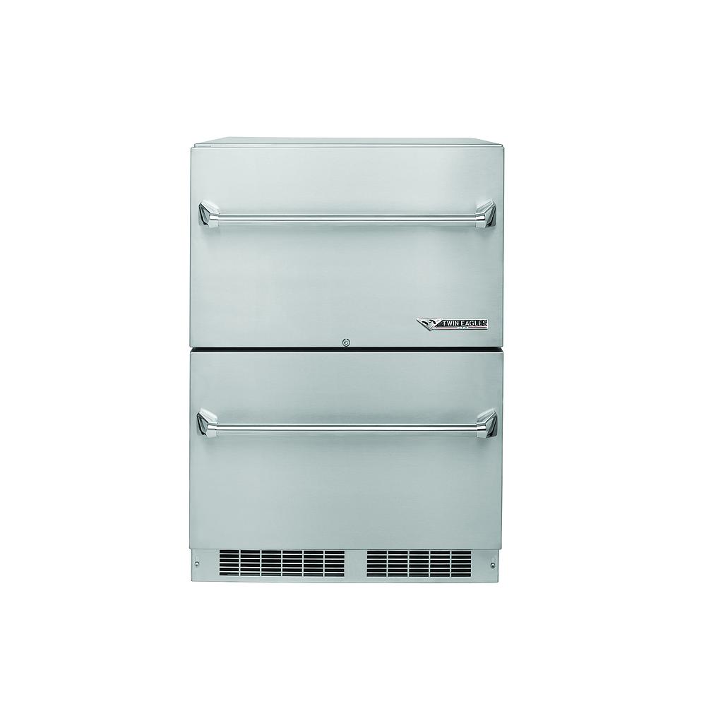 Dometic Twin Eagles 24" Outdoor Two Drawer Refrigerator