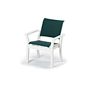 [9506A] Leeward MGP Sling Stacking Cafe Chair (Snow MGP, A Fabric)