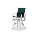 Leeward MGP Sling Balcony Height Swivel Arm Chair