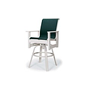 Leeward MGP Sling Bar Height Swivel Arm Chair