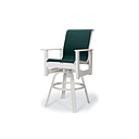 [9596A] Leeward MGP Sling Bar Height Swivel Arm Chair (Snow MGP, A Fabric)