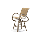 Aruba Sling Balcony Height Swivel Cafe Chair