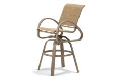 Aruba Sling Bar Height Swivel Cafe Chair