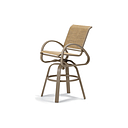 Aruba Sling Bar Height Swivel Cafe Chair