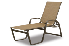 Aruba Sling Four-Position High Bed Lay-Flat Stacking Chaise