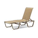 Aruba Sling Four-Position Lay-Flat Stacking Armless Chaise