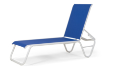 Gardenella Sling 16" Four-Position Lay-Flat Stacking Armless Chaise