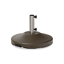 Umbrella Base 21" Round Weighted Base w/ Wheels 80 lbs.