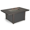 Marine Grade Polymer 36" x 54" Rectangular MGP Top Fire Table