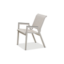 Bazza Sling Bistro Stacking Chair w/ Polymer Accents