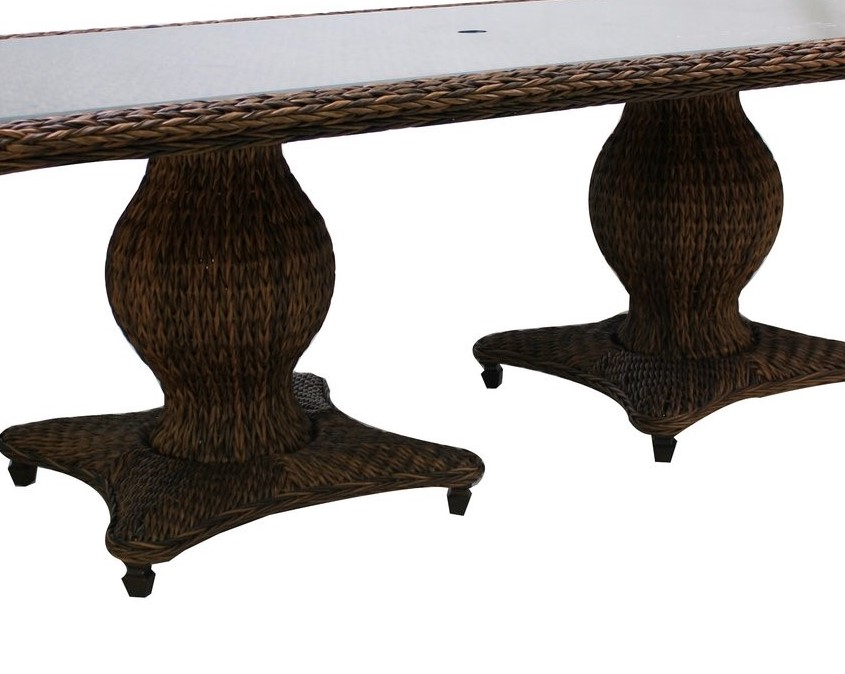 Antigua 84"/96" Rectangle Dining Table Base