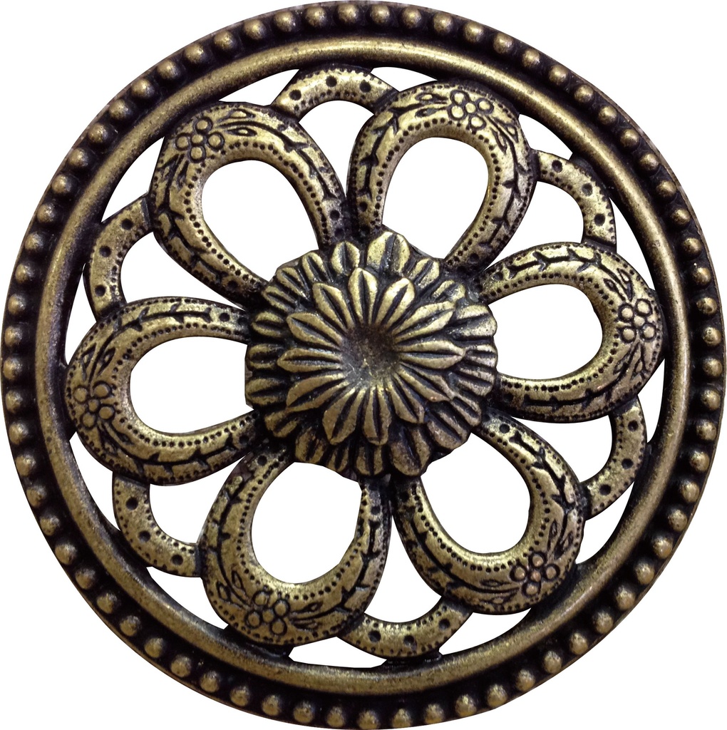 Decorative Buttons Tudor Bronze