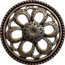 Decorative Buttons Tudor Bronze