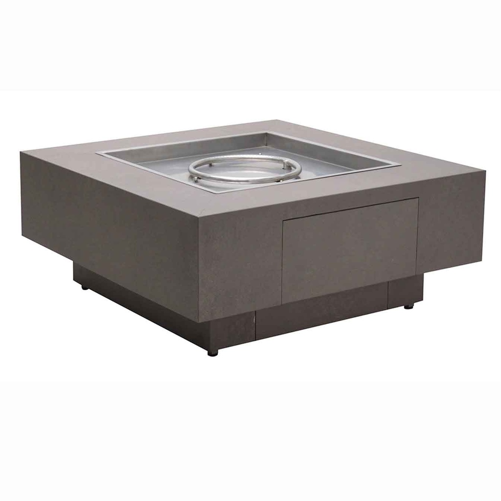 Faux Concrete Fire Pit 42" Square