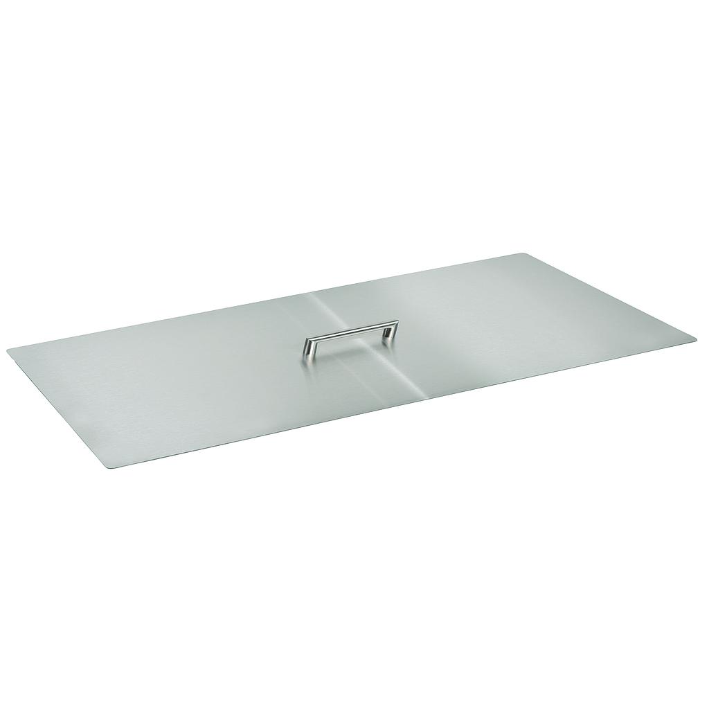 12&quot; x 42&quot; Rectangular Stainless Steel Burner Cover