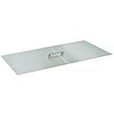 12&quot; x 42&quot; Rectangular Stainless Steel Burner Cover