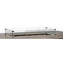 12&quot; x 42&quot; Rectangular Glass Wind Guard