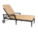 Andover Cushion Adjustable Chaise Lounge with Waterfall Cushion