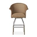 All Seasons Swivel Bar Stool with Padded Seat