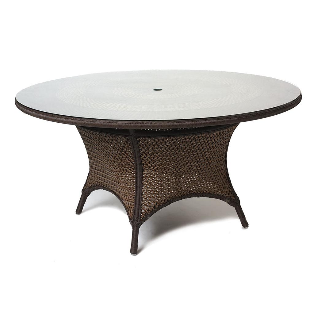 Grand Traverse 60" Round Umbrella Dining Table