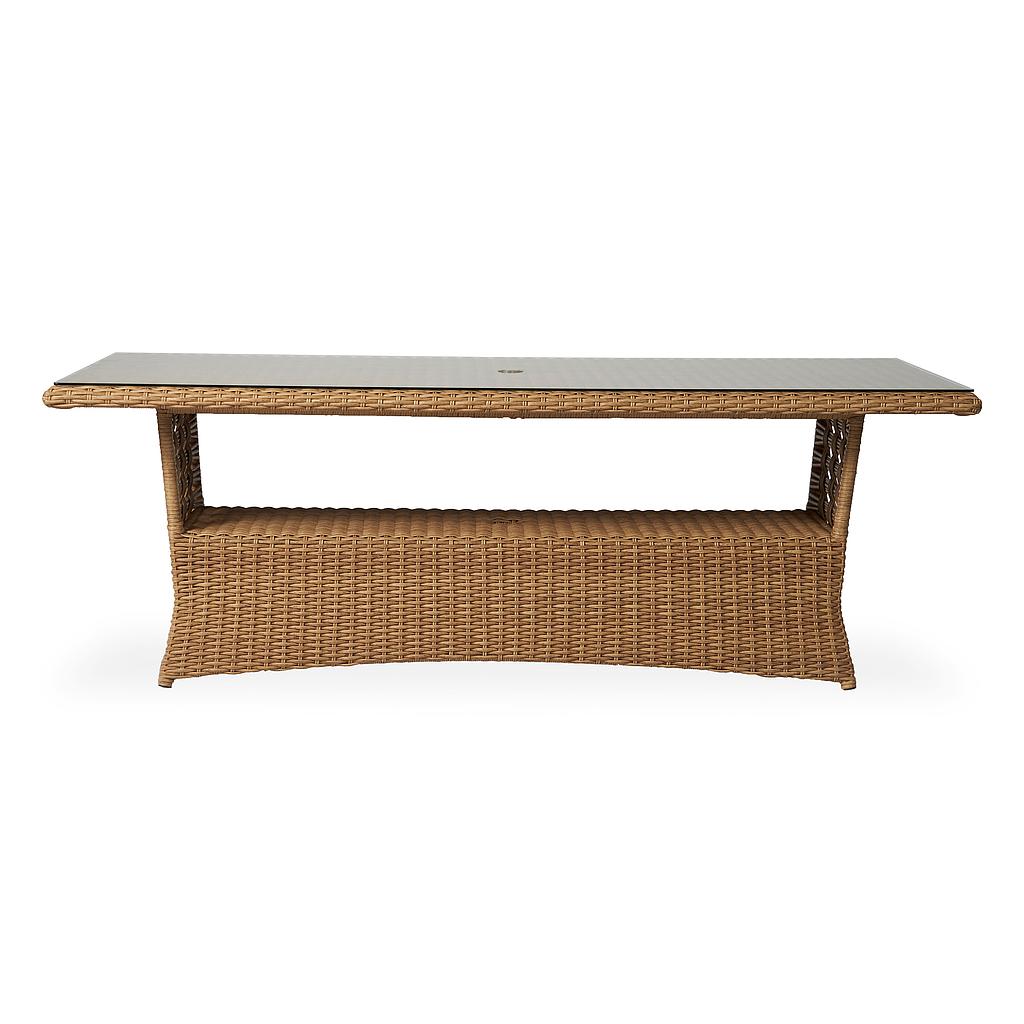 Magnolia 84" Rectangular Umbrella Dining Table