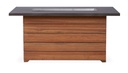 Universal Teak 52” Rectangular Fire Table