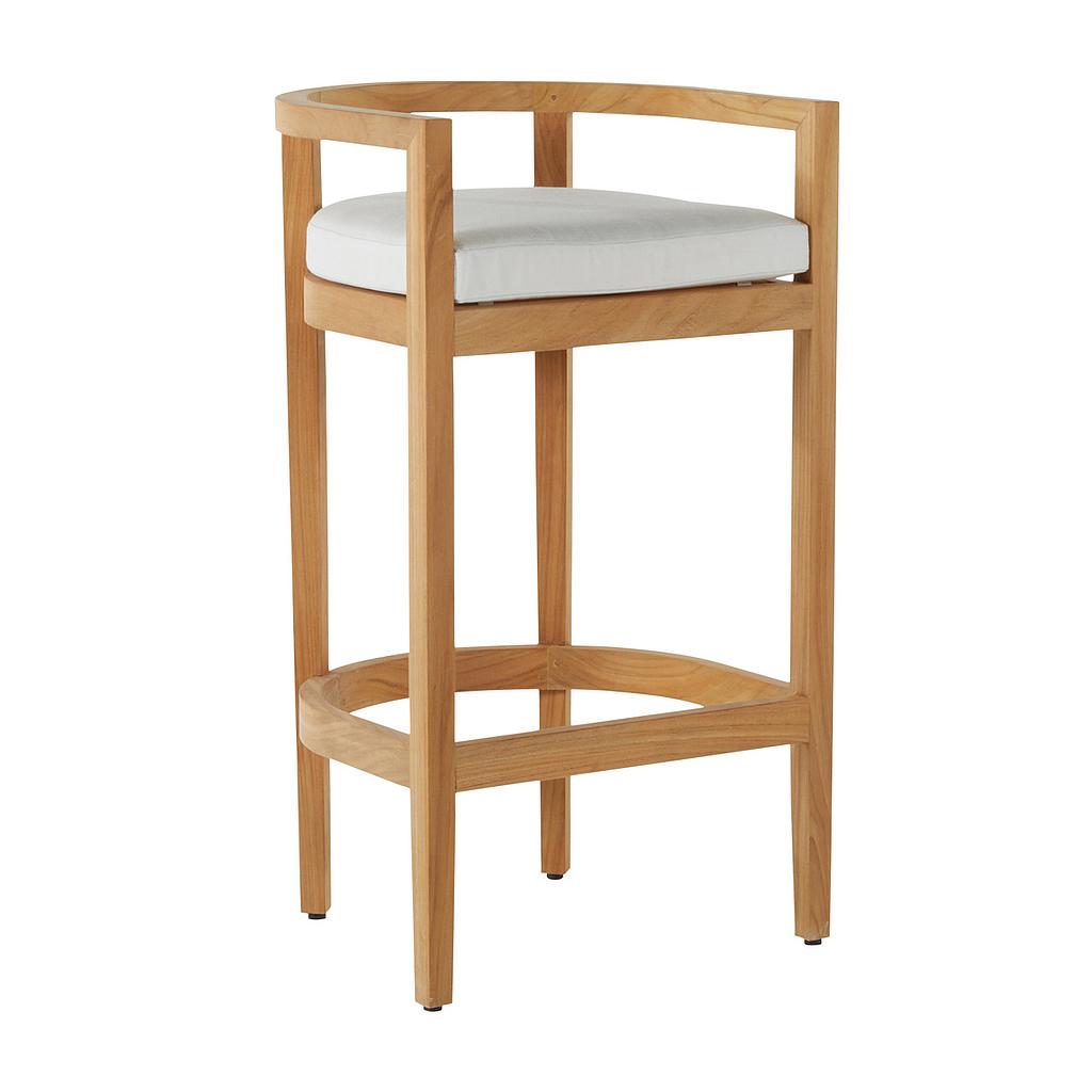 Santa Barbara Teak Barrel Back Bar Stool