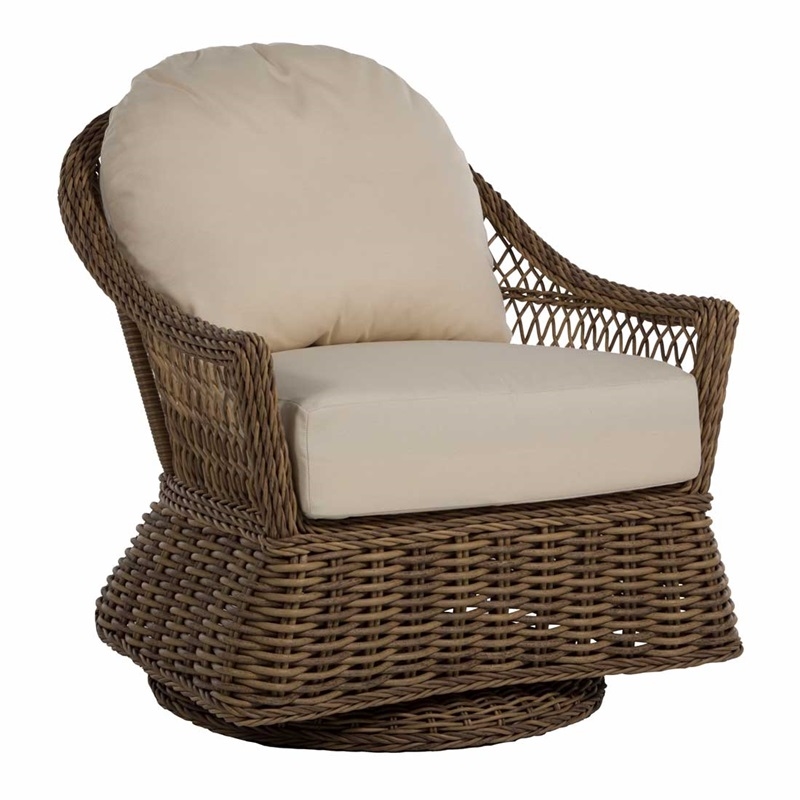 Soho Woven Swivel Glider