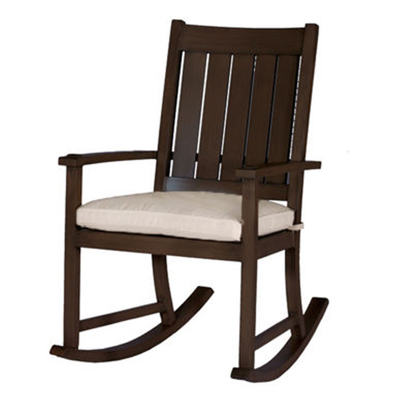 Club Aluminum Slatted Rocker