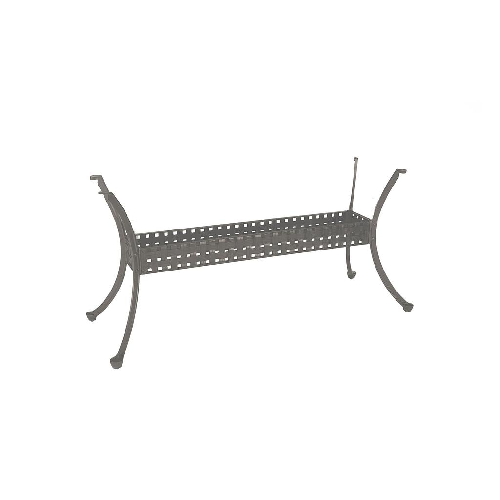 Double Lattice Large Oval Table Base for 42" x 84"