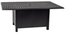 42" x 60" Solid Cast Rectangular Bar Height Fire Table