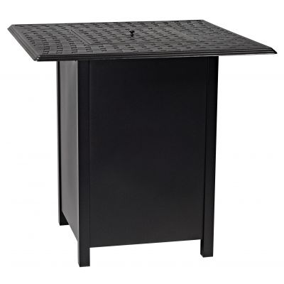 1CM3SQSB-Square Bar-Height Fire Table Base with Square Burner