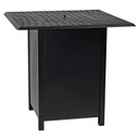 60" Solid Cast Round Bar Height Fire Table