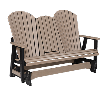 Comfo Back Three Seat Glider With Console