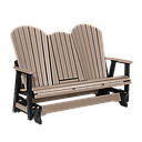 Comfo Back Three Seat Glider With Console